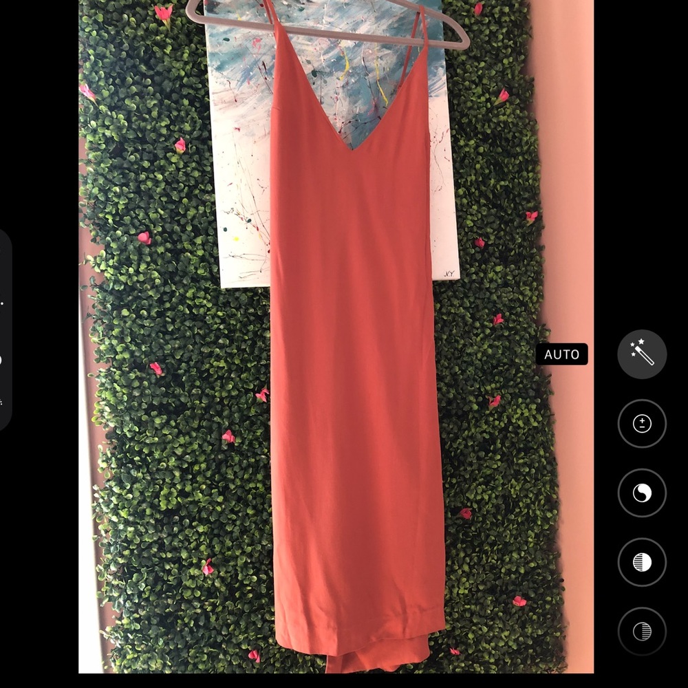 Peachy strappy dress